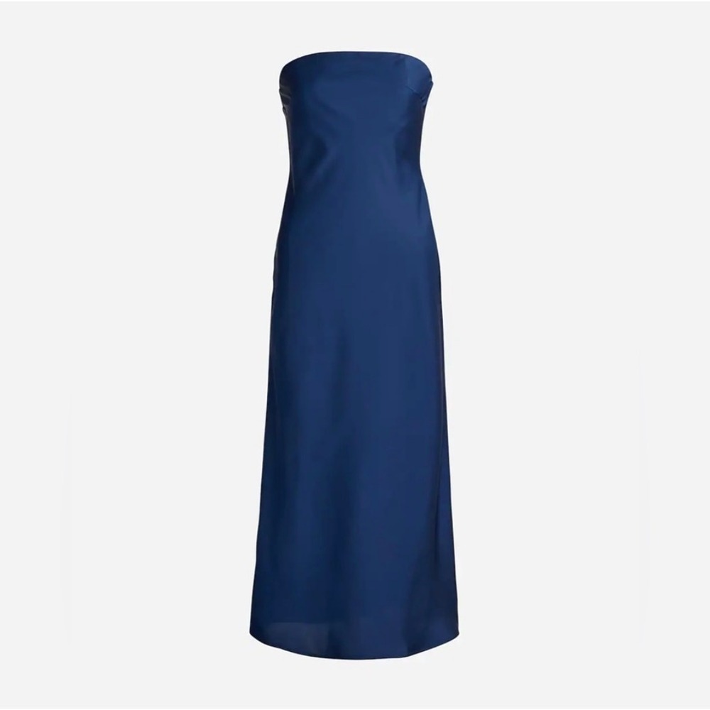 J. Crew Sz 6 Collection Strapless Gwyneth Slip Dress in Luster Charmeuse